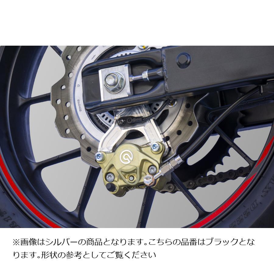 OVER RACING (オーバーレーシング) リアキャリパーサポート ブラック ブレンボ2P用 CBR400R オーヴァーレーシング_1