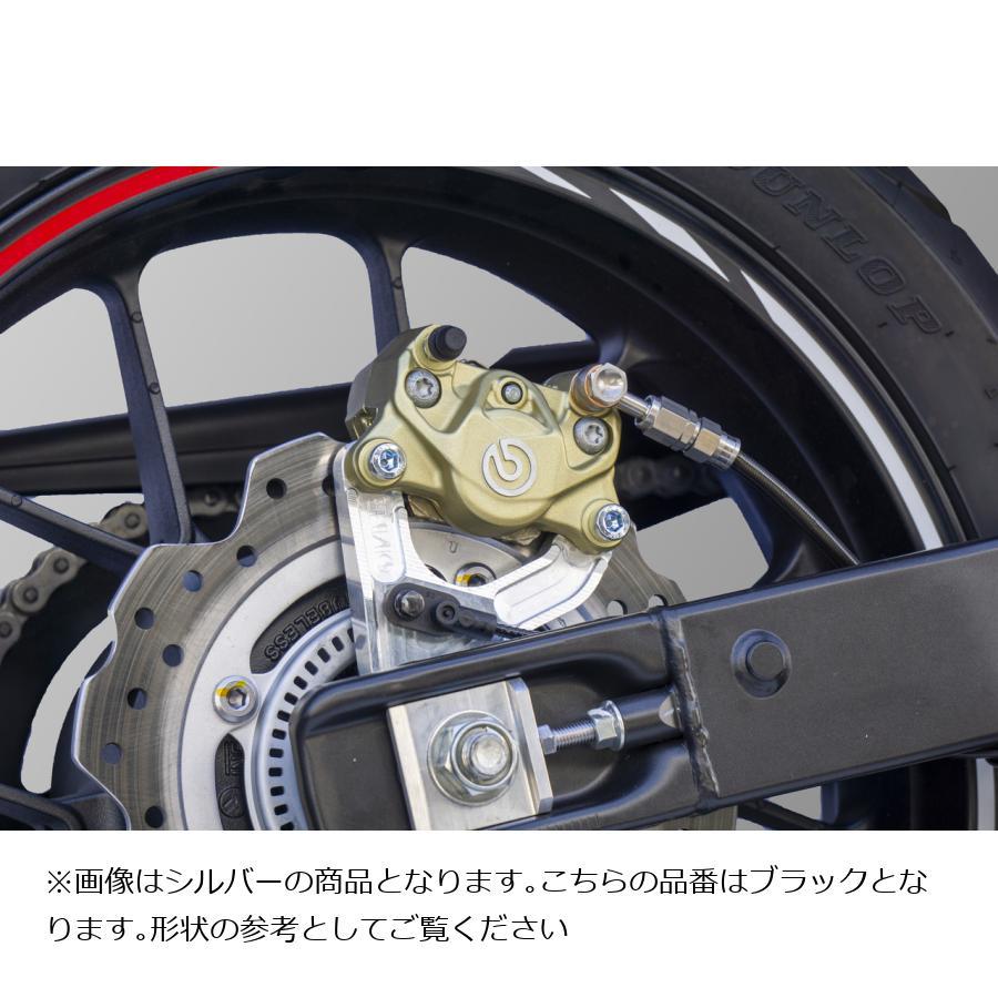 OVER RACING (オーバーレーシング) リアキャリパーサポート ブラック ブレンボ2P用 CBR400R オーヴァーレーシング_2