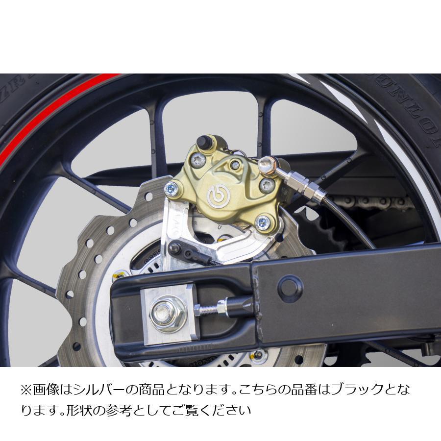 OVER RACING (オーバーレーシング) リアキャリパーサポート ブラック ブレンボ2P用 CBR400R オーヴァーレーシング_3