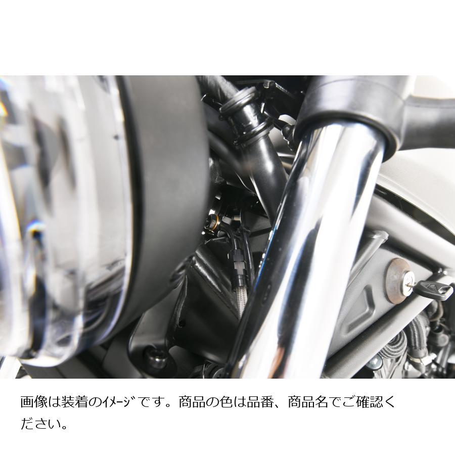 SWAGE LINE (スウェッジライン)プロ フロントホースキット ステンレスブラック/クリア Rebel250 BTP0049FS_4