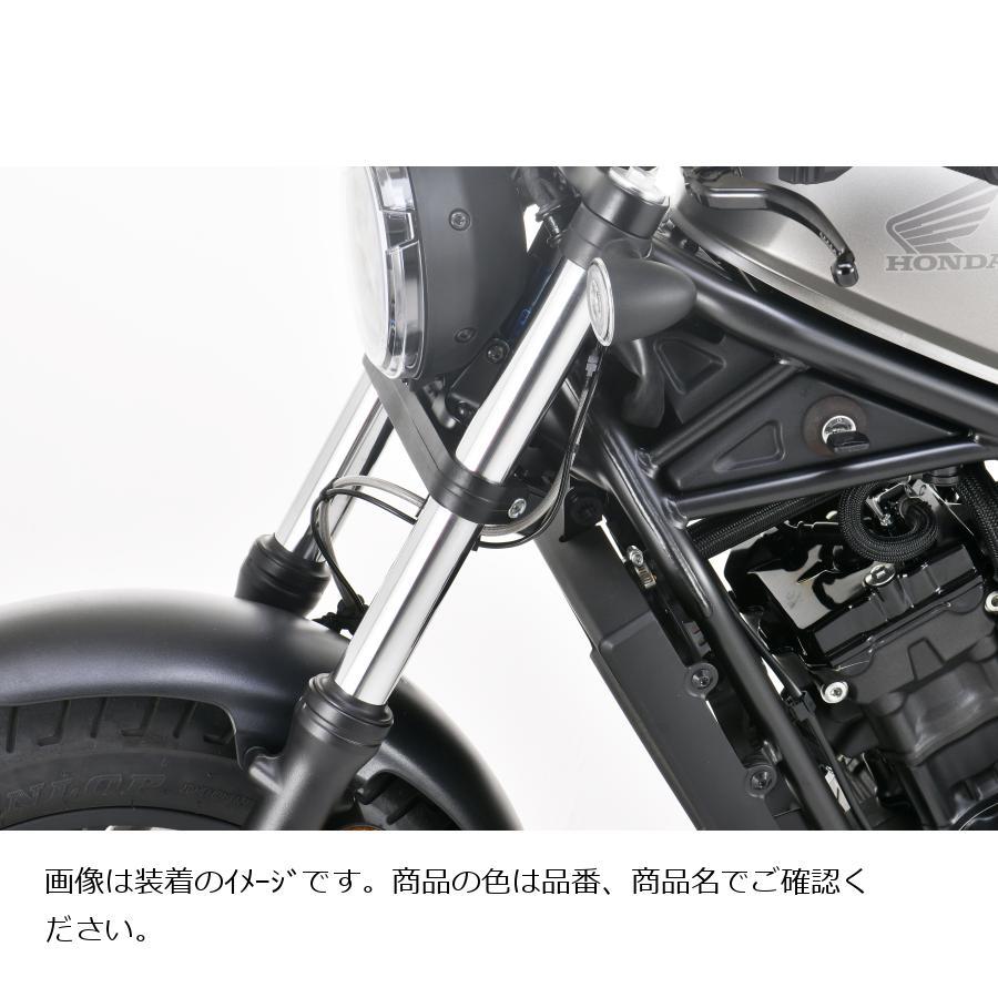 SWAGE LINE (スウェッジライン)プロ フロントホースキット ステンレスブラック/クリア Rebel250 BTP0049FS_5