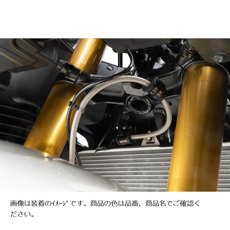 SWAGE LINE (スウェッジライン)プロ フロントホースキット ステンブラック/ブラック CBR250RR BTPB0056FS_3