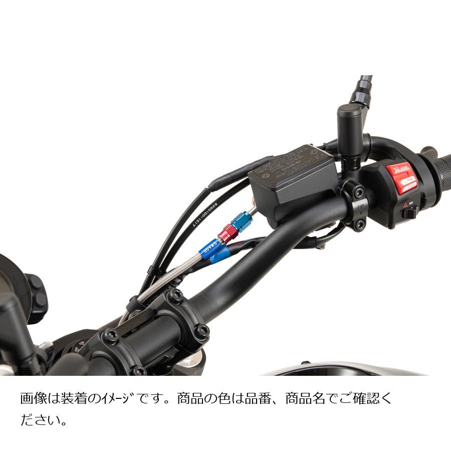 スウェッジラインプロ フロントホースキット バイピース ステンB/ブラック XSR700 22 BTPB380FB_5