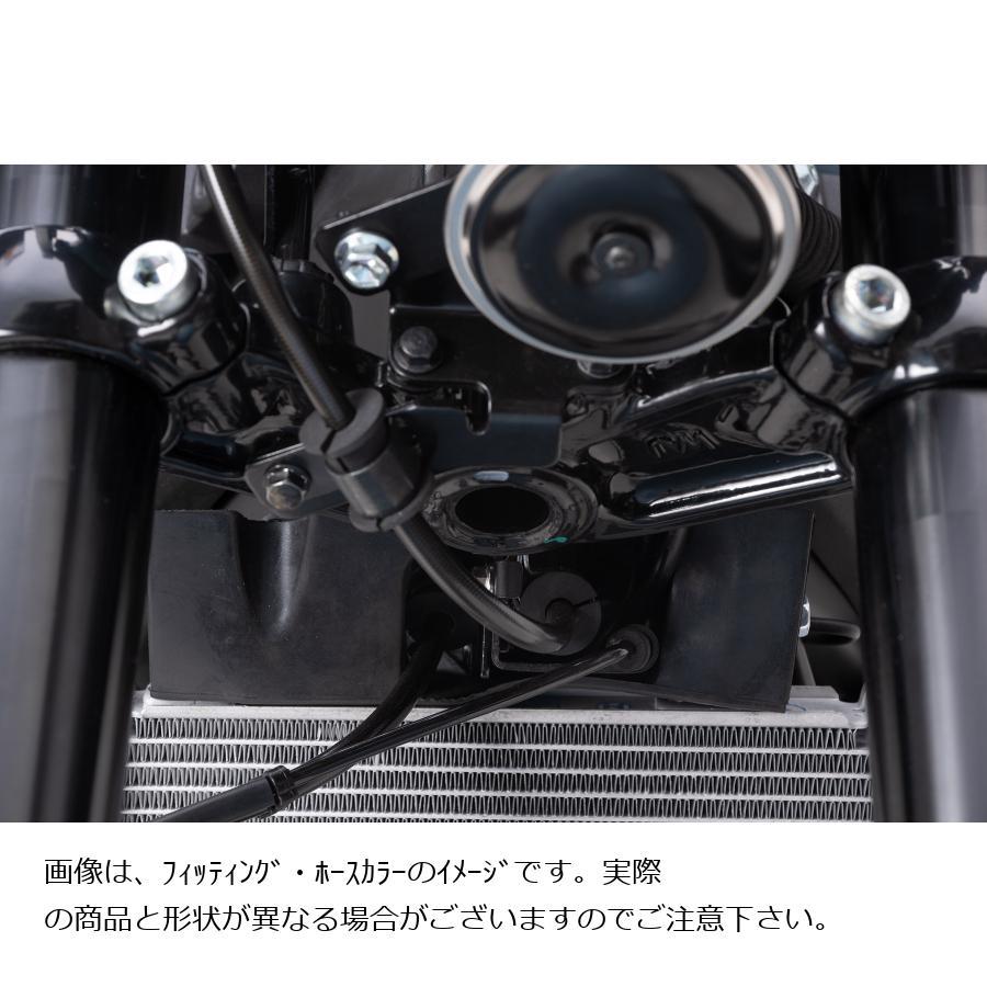 SWAGE LINE (スウェッジライン)プロ フロントホースキット ステンブラック/ブラック XSR125 BTPB384FS_3
