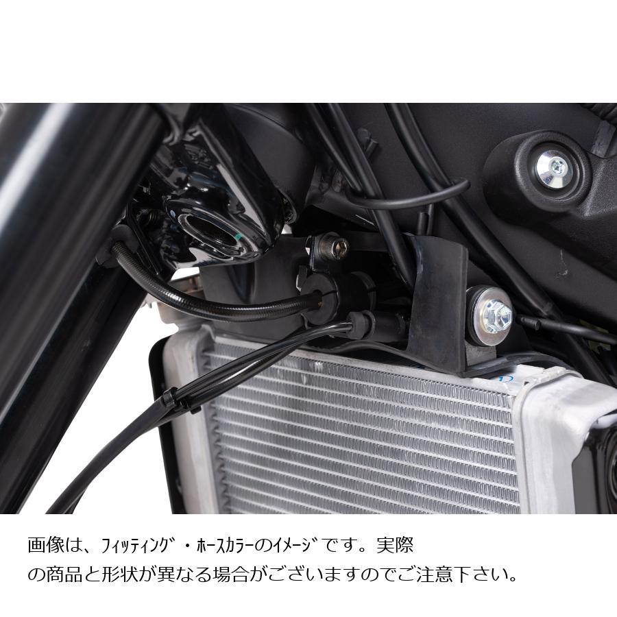 SWAGE LINE (スウェッジライン)プロ フロントホースキット ステンブラック/ブラック XSR125 BTPB384FS_5