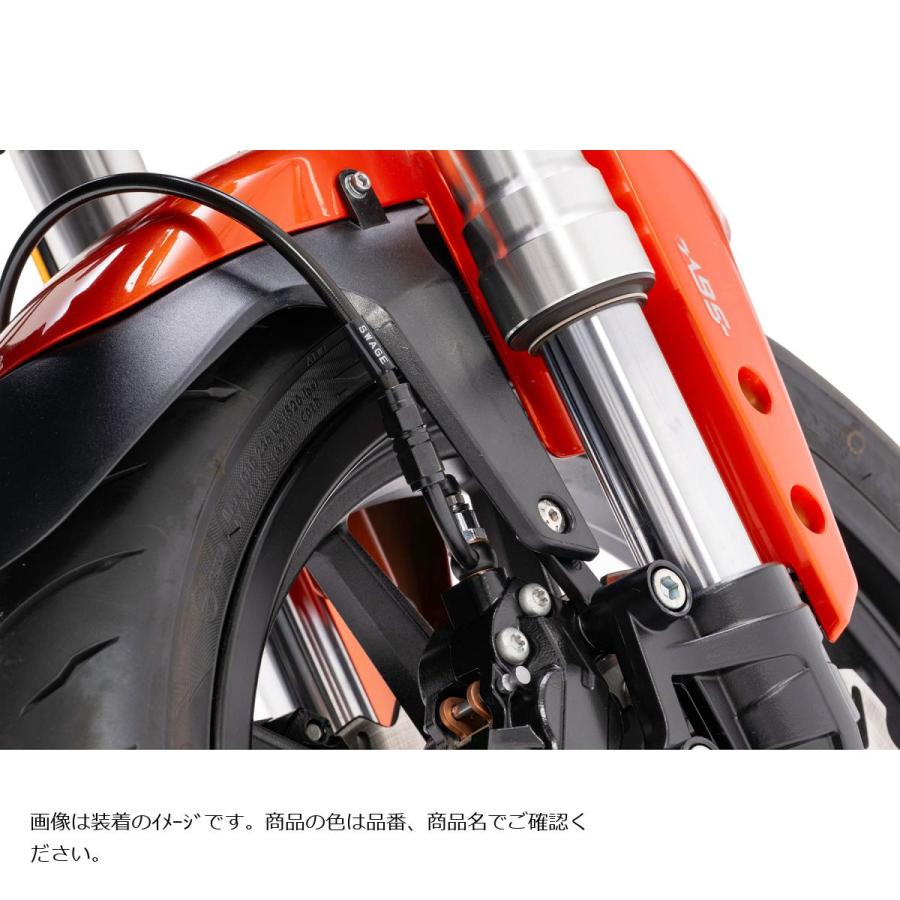 SWAGE LINE (スウェッジライン)プロ Fホースキット バイピース ステンB/ブラック X350 BTPB912FB_2