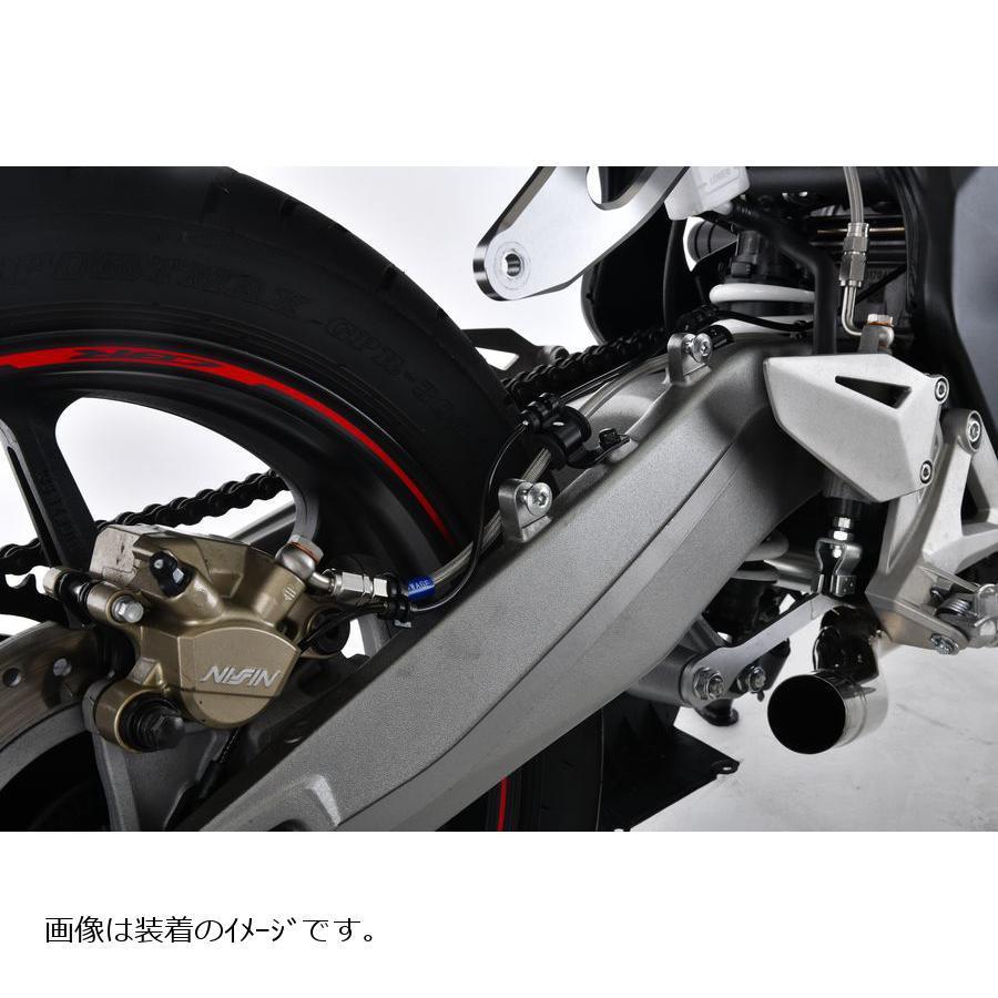 SWAGE LINE PRO(スウェッジラインプロ) リアホースキット レッド&ブルー/クリア CBR250RR ABS SAP0037R｜plotonlinestore｜03