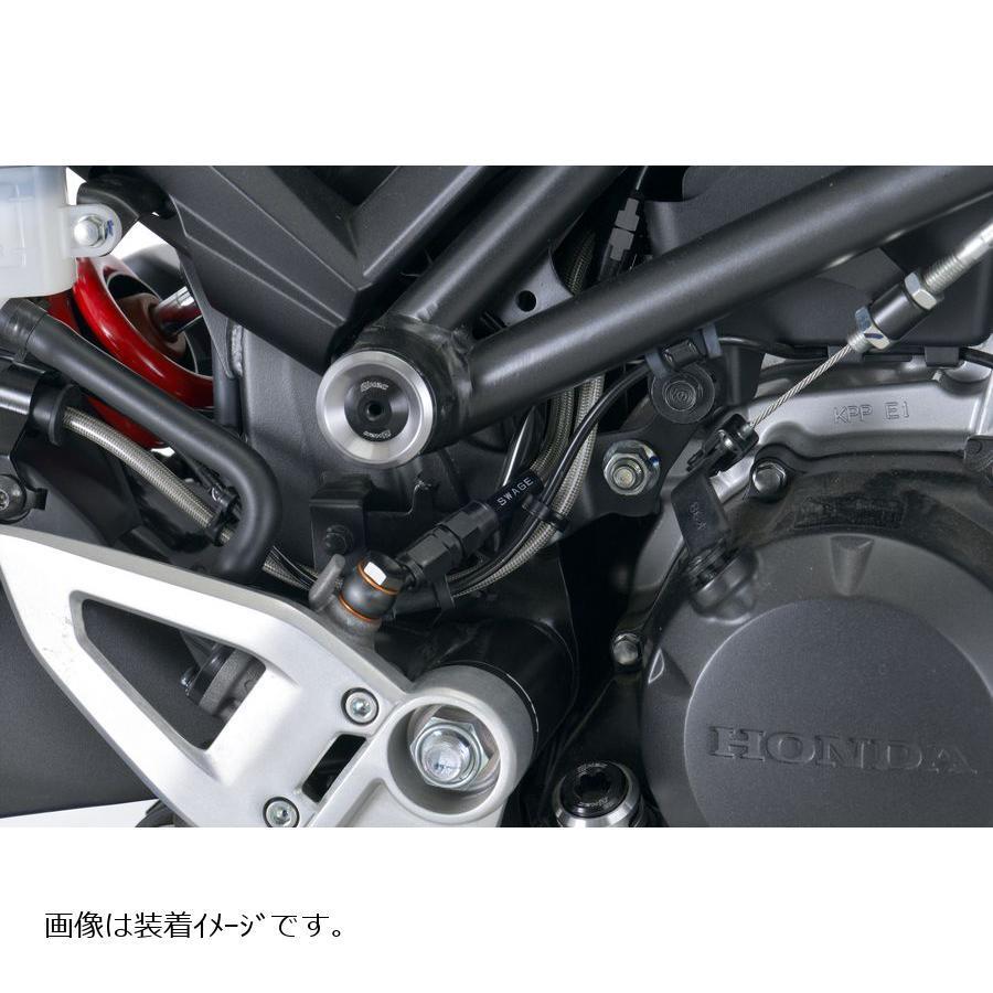 SWAGE LINE PRO(スウェッジラインプロ) リアホースキット レッド&ブルー/クリア CB125R SAP0040R_1