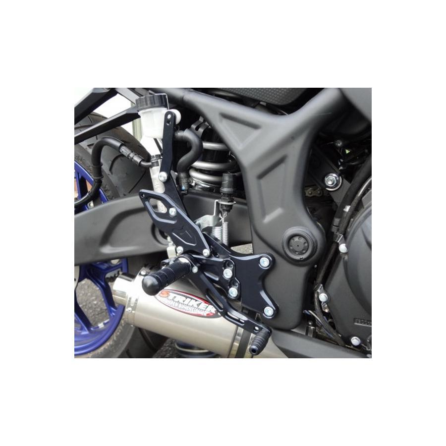 STRIKER (ストライカー) スペシャルステップキット Type S\u0026R ブラック YZF-R25(15-/(ABS)) SS-AA2123B