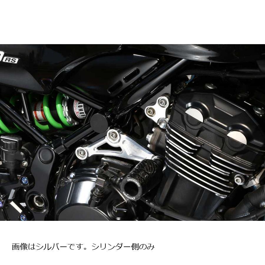 STRIKER (ストライカー) ビレットエンジンハンガー シリンダー側 Z900RS CAFE カフェ (シルバー)