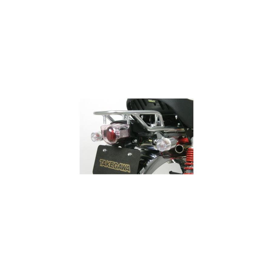 SP武川 (SPタケガワ) 丸型Sアルミウインカーキット(クリア/4個1セット) モンキー/ゴリラ・Ape50/100(FI含む) 05-08-0553の画像