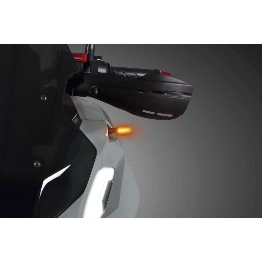 SP武川 (SPタケガワ) ストリームラインミニLEDウインカー(スモーク) ADV160(KF54)ADV150(KF38) 05-08-0722の画像