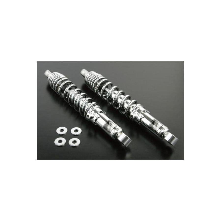 SP武川 (SPタケガワ) リアショックアブソーバー 330mm クロムメッキ モンキー 16cmロングスイングアーム用 モンキー125(JB02/03) 06-04-0184