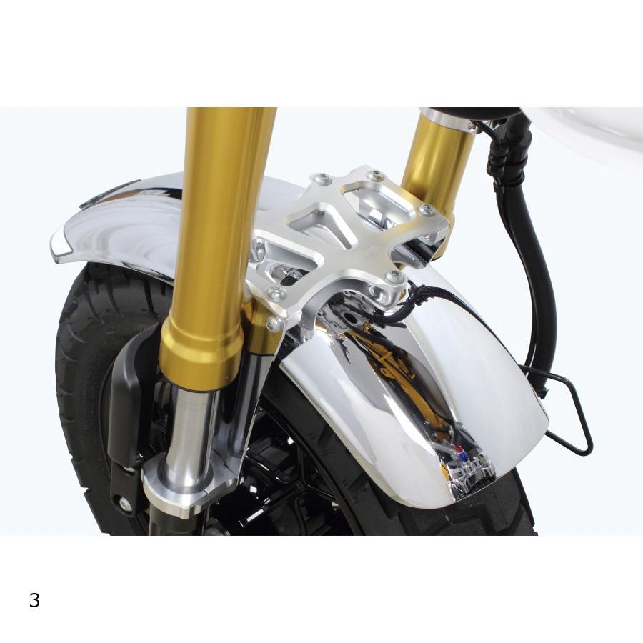 SP武川(SPタケガワ) フロントダウンフェンダーステーキット モンキー125(JB02)/タイモデル(MLHJB02)_3