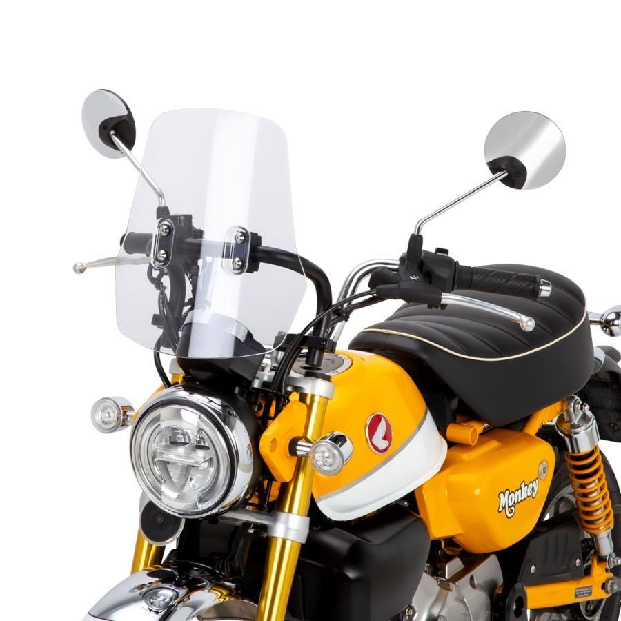 ZE701021 ジータ ZETA アドベンチャーウインドシールド 18年21年 モンキー125 ライトスモーク SP店 お手軽価格で贈りやすい