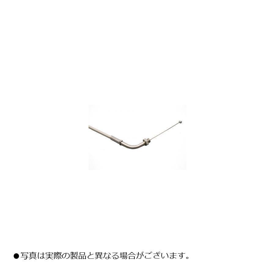 ACTIVE(アクティブ) アジャスタブル スロットルワイヤー 800mm TYPE-3 ステン金具/メッシュ仕様 1060182｜plotonlinestore