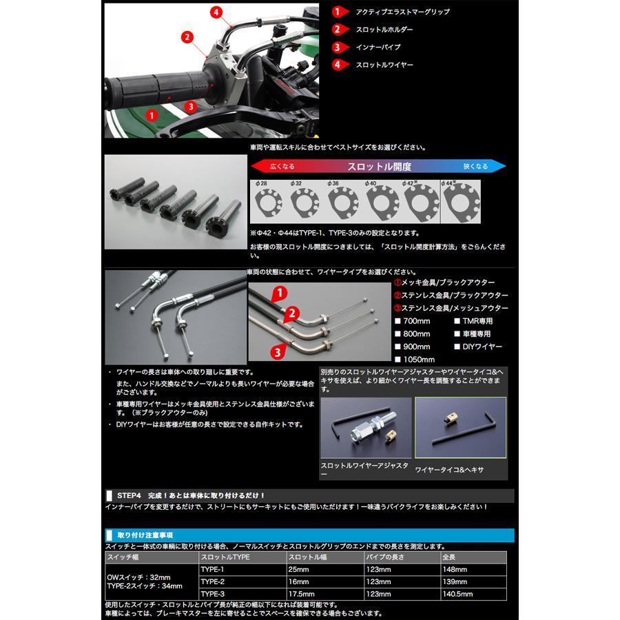 ACTIVE - (積極的) ハイスロットルキット T-3 黒いことΦ42 GSX1300R GSXR1000 1063572