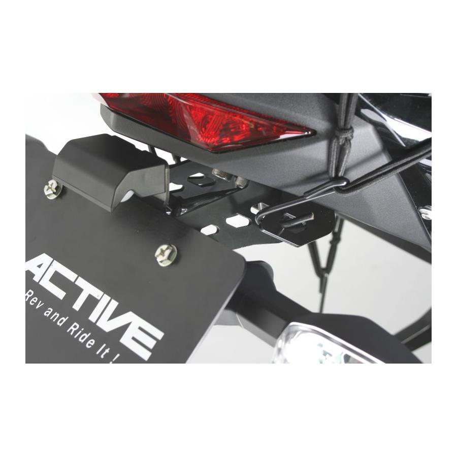 ACTIVE(アクティブ) フェンダーレスキット LEDナンバー灯付 ブラック ニンジャ NINJA250 NINJA400 Z250 Z400 1157089｜plotonlinestore｜02