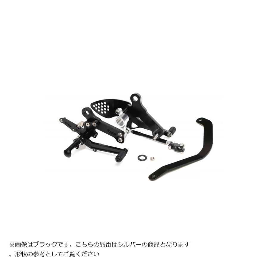 ACTIVE (アクティブ) 153GARAGE バックステップ シルバー GB350 