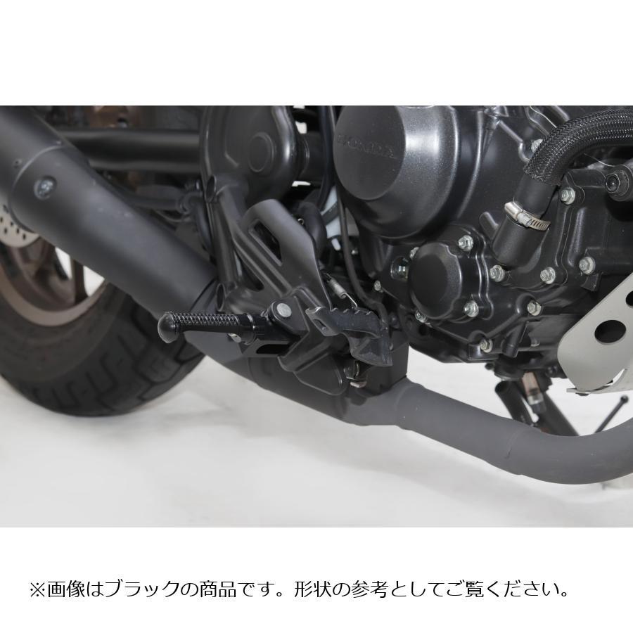 ACTIVE (アクティブ) ステップバー（ライダー側）シルバー HONDA系-2 REBEL250 17700007S_1