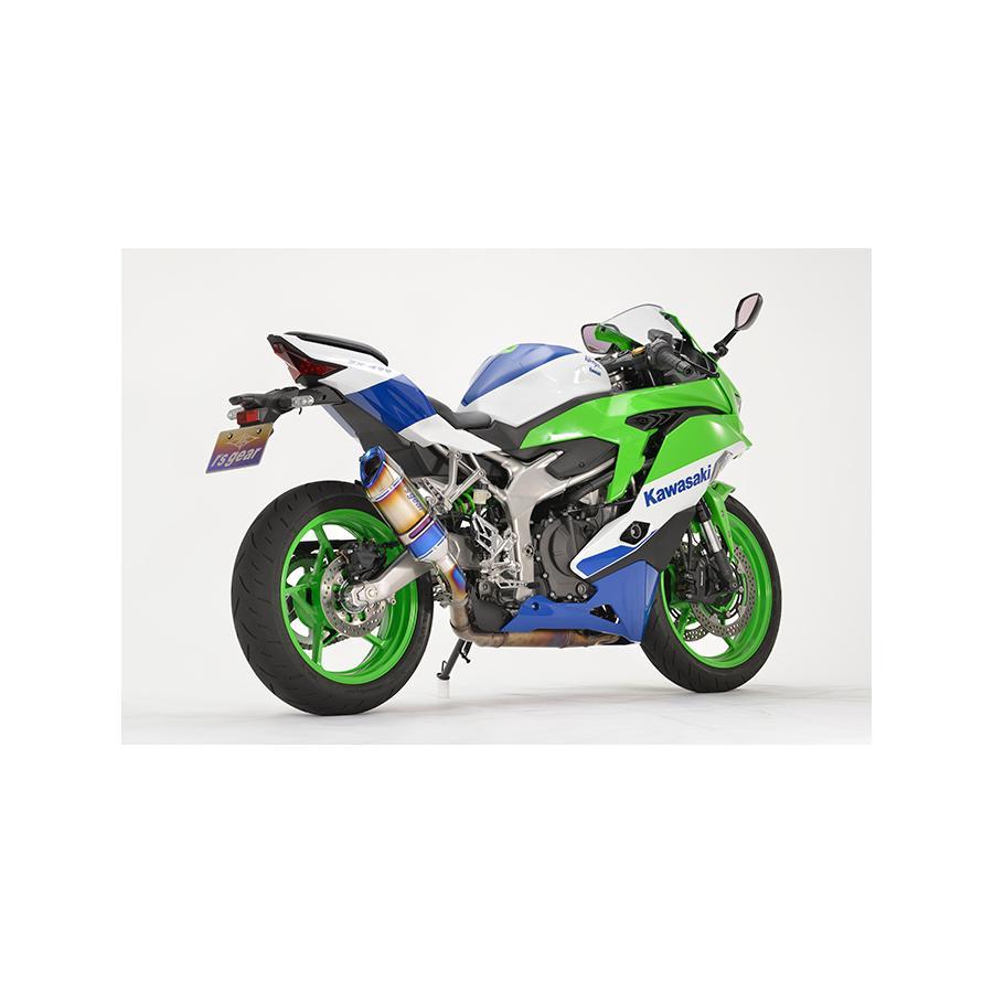 アールズギア GPスペック スリップオン ドラッグブルー ZX-4R SE/ZX-4RR GK44-T3SDの画像