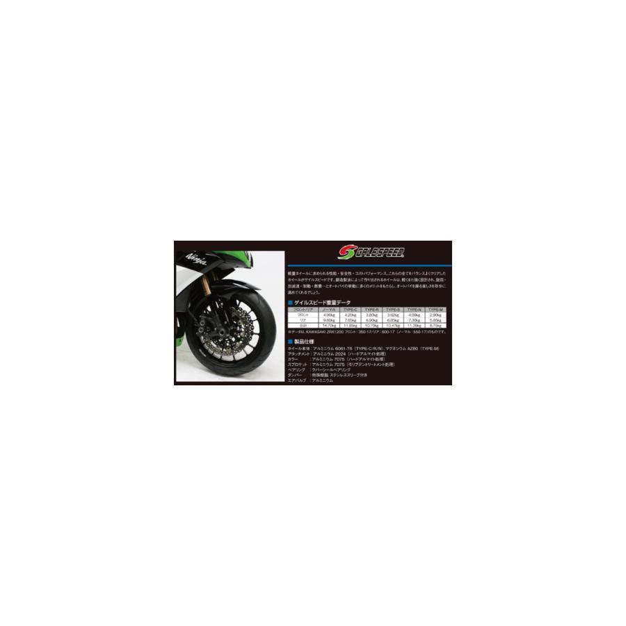 GALE SPEED（ゲイルスピード） リア ホイール 鍛造ホイール R 450-17
