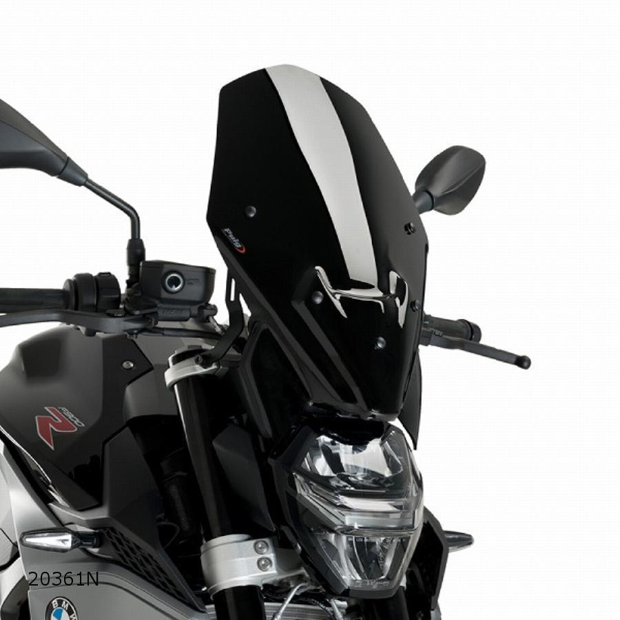 Puig(プーチ) ニュージェネレーションNK TOURING ステー付 ブラック F900R 20361N