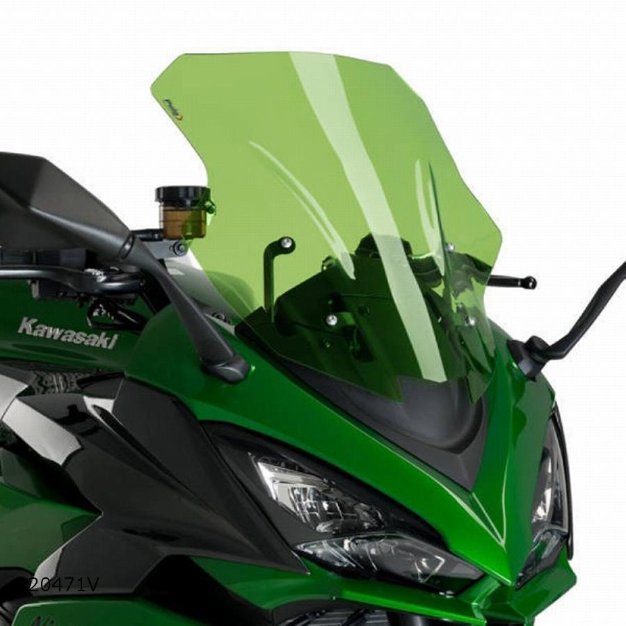 Puig(プーチ) レーシングスクリーン グリーン ニンジャ NINJA 1000 SX Z1000SX 20471V