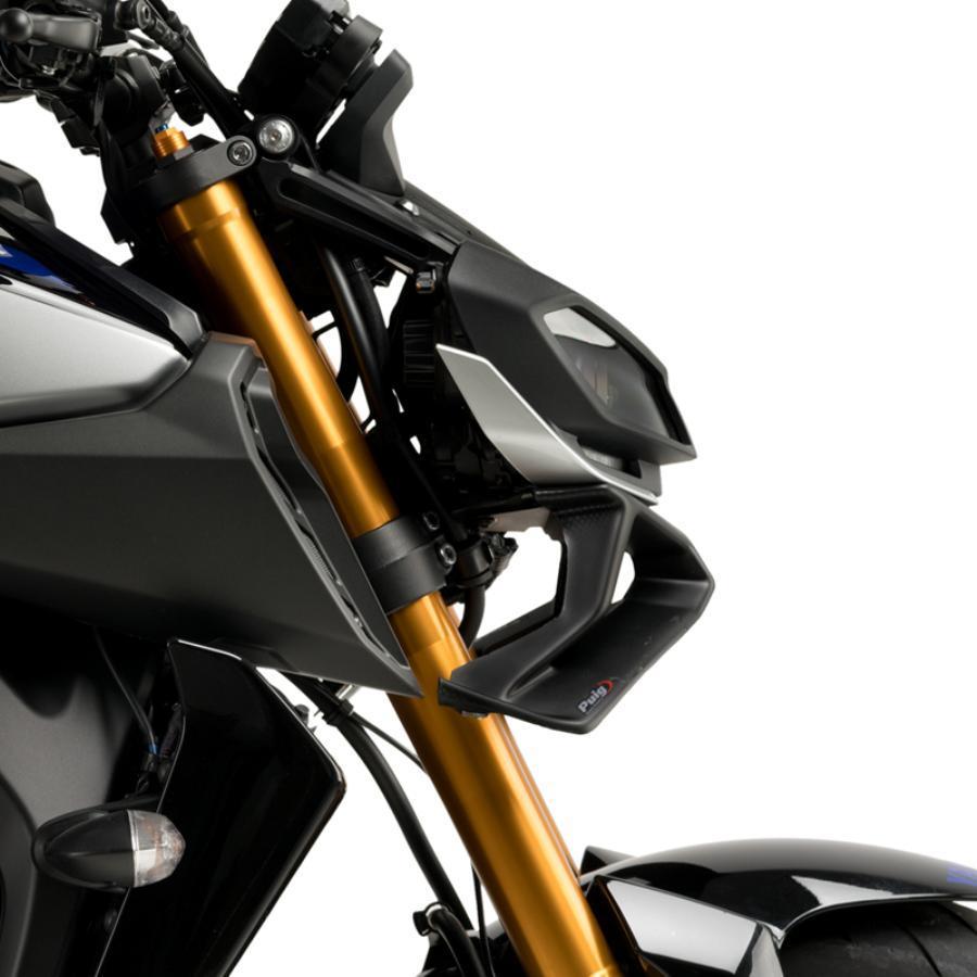 Puig（プーチ） ネイキッドフロントスポイラーマッドブラック MT-09 MT