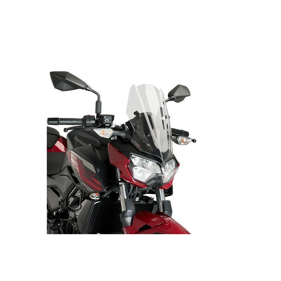 中古　Puig スクリーン KAWASAKI Z400 Z250 19-24 Puig（プーチ） ニュージェネレーションNKスクリーン SPORT クリア