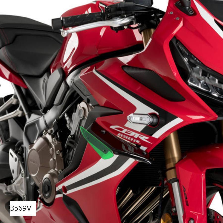 Puig(プーチ) サイドダウンフォーススポイラー グリーン CBR650R 3569V