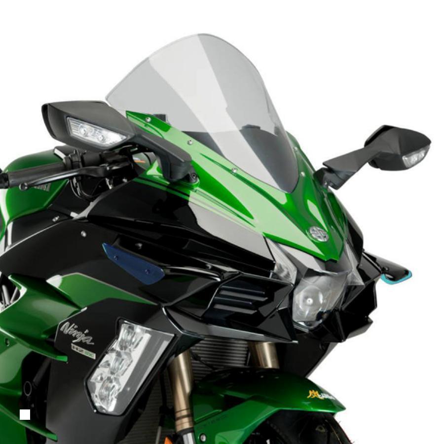 ※専用 Puig（プーチ） サイドダウンフォーススポイラー ブルー NINJA H2SX