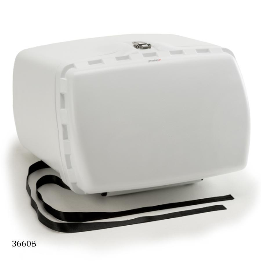 Puig(プーチ) MAXI BOX トップケース ホワイト 汎用 固定用ストラップ付き 3660B