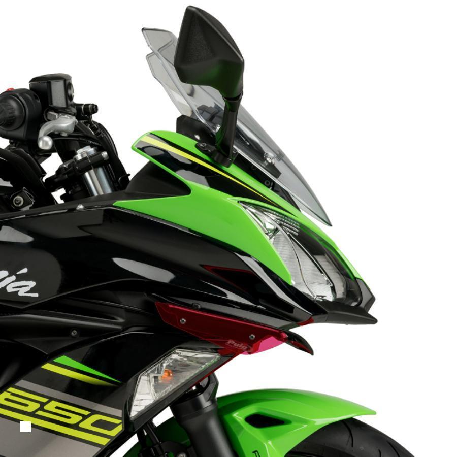 きき Puig(プーチ) サイドダウンフォーススポイラー レッド NINJA650