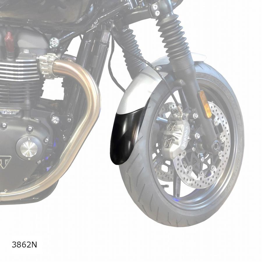 Puig（プーチ） エクステンドフェンダーフロントブラック TRIUMPH