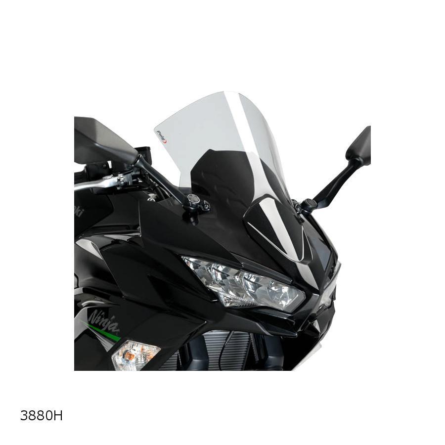 Puig(プーチ) レーシングスクリーン R-RACERスモーク NINJA650 ニンジャ650 3880H