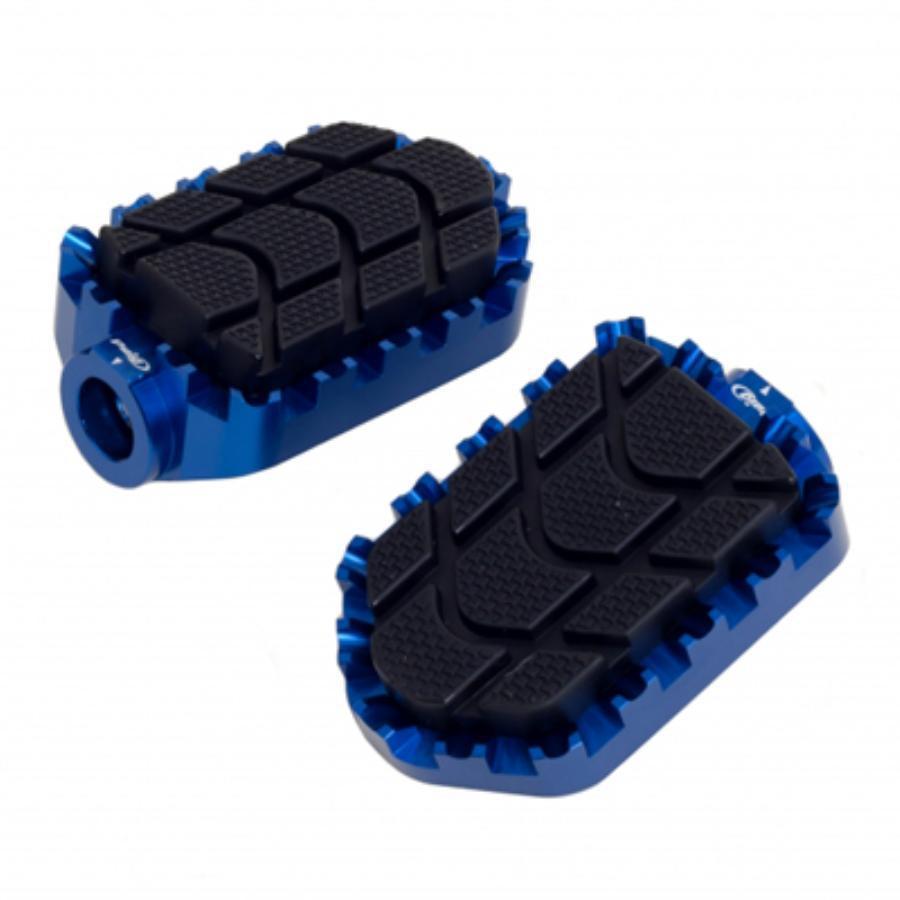 Puig - (プーチ) ENDURO エンデューロフットペグ 青碧 WITH RUBBER 7587A バイク-ステップ、ペダル
