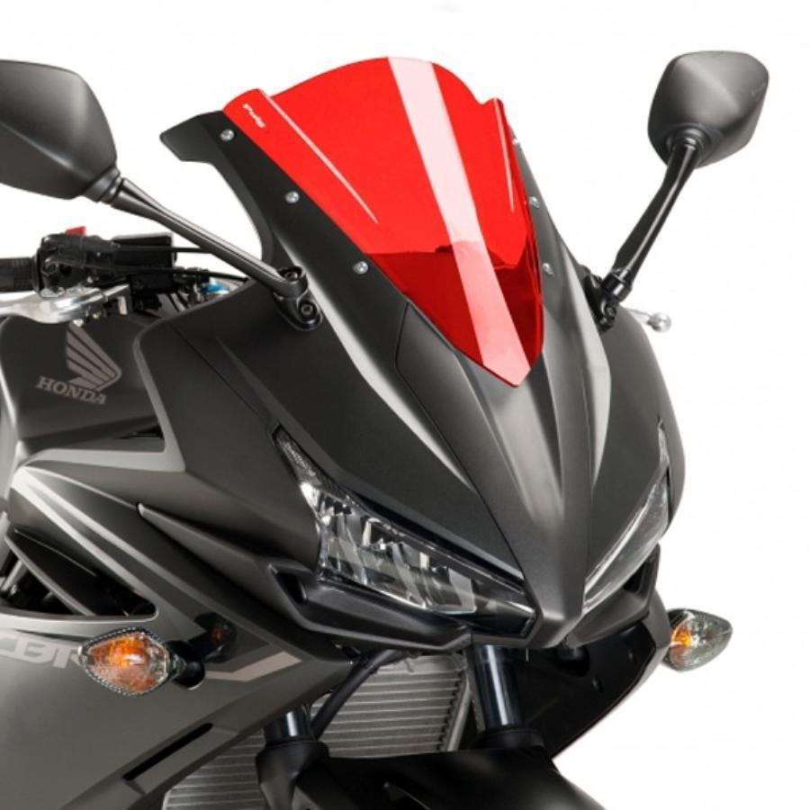 Puig（プーチ） レーシングスクリーン レッド CBR400 500R 8903R