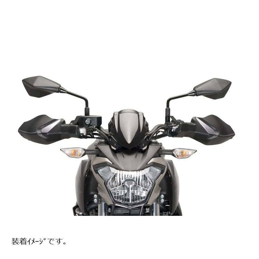 Puig（プーチ） ハンドガード ブラック Z900 Z650 9398J : バイク&車