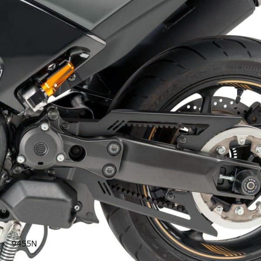 Puig(プーチ) ベルトガード ブラック・アルミ T-MAX530 DX SX 9455N
