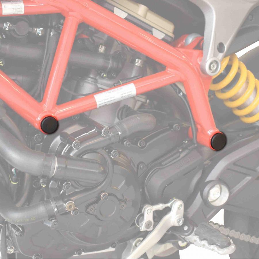 Puig(プーチ) シャシーキャップ ブラック 樹脂 ハイパーモタード HYPERMOTARD 821 SP 939 SP 9634N