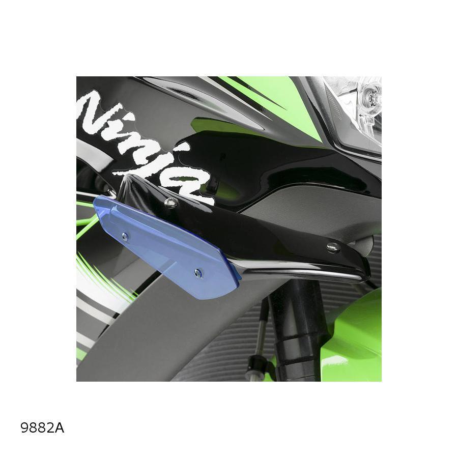 Puig（プーチ） サイドダウンフォーススポイラー ブルー ZX-10R RR SE