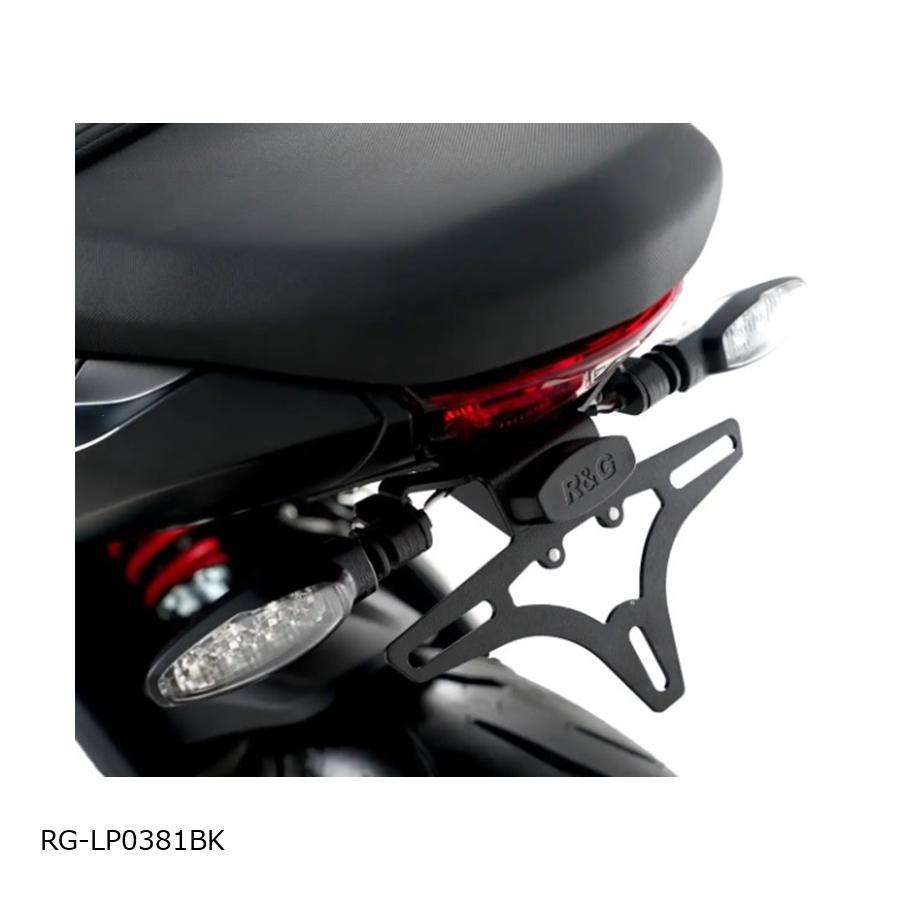 R＆G（アールアンドジー） Licence Plate Holder:ブラック Daytona660 