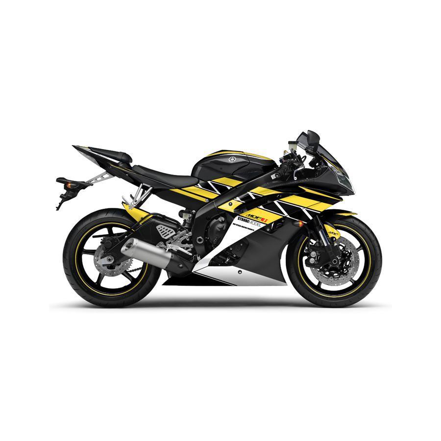 MDF (エムディーエフ) ストロボ デカール ステッカー コンプリート YZF-R6 PY