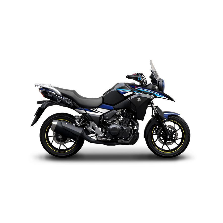 MDF (エムディーエフ) グラフィックキット デカール ステッカー アタッカーモデル コンプリートセット V-Strom250 ブルー_1