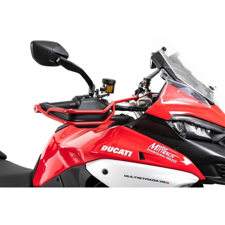 ヘプコ&ベッカー ハンドガード レッド ムルティストラーダ Multistrada V4S S Sport 42127614 00 04 | ヘプコ＆ベッカー
