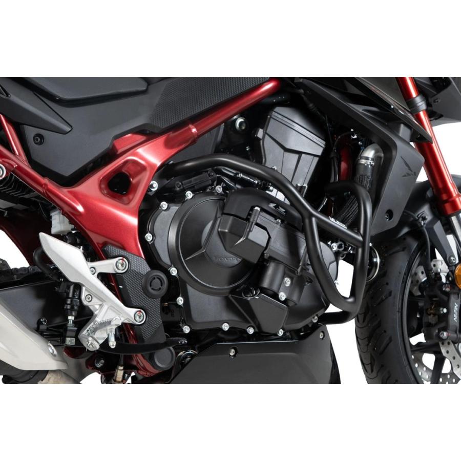 ヘプコ&ベッカー エンジンガード ブラック CB750 HORNET E-Clutch