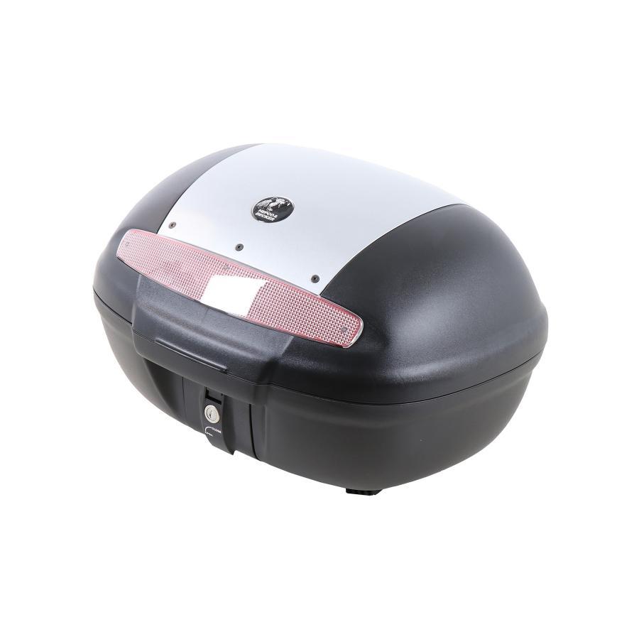 ヘプコ&ベッカー ジャーニー(JOURNEY) トップケースTC50 ポリプロピレン 48L ブラック シルバー 610086-0009 | ヘプコ＆ベッカー