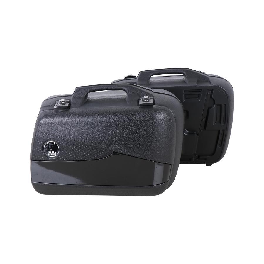 ヘプコ&ベッカー ジュニアフラッシュ(JUNIOR FLASH) サイドケース 40 左右セット ブラック×ブラック 610236-0011 | ヘプコ＆ベッカー