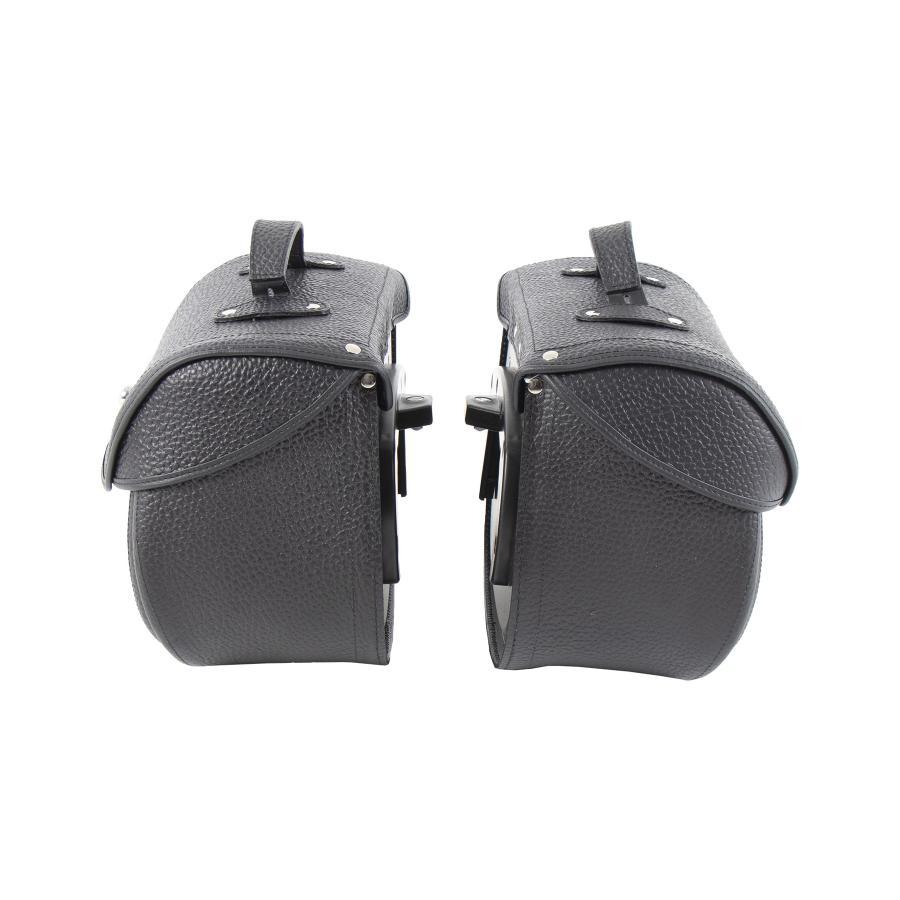 ヘプコ&ベッカー サイドレザーバッグ ネバダ C-Bowサイドキャリア用 左右セット ブラック 620405 | ヘプコ＆ベッカー | 02